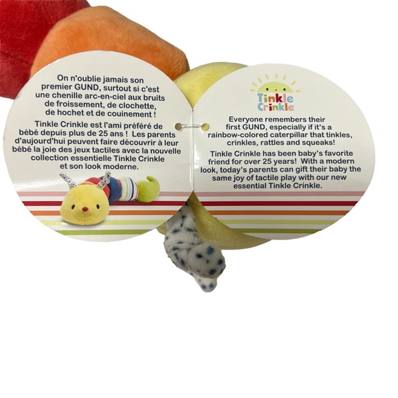 Gund “Tinkle Crinkle” Caterpillar Plush - Picture 6 of 9